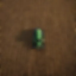 Aerial view of a precision farming field showcasing advanced technology in agriculture