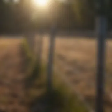 Durable barbed wire fence for cattle protection