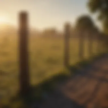 Electric fence setup for effective livestock containment