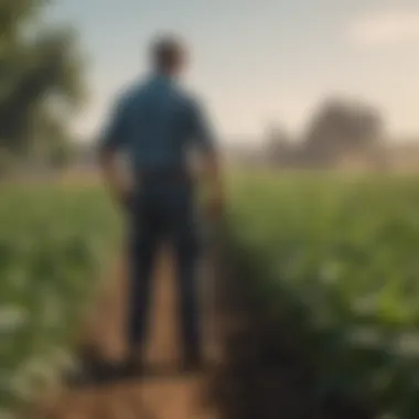 A sustainable farm showcasing integrated pest management techniques