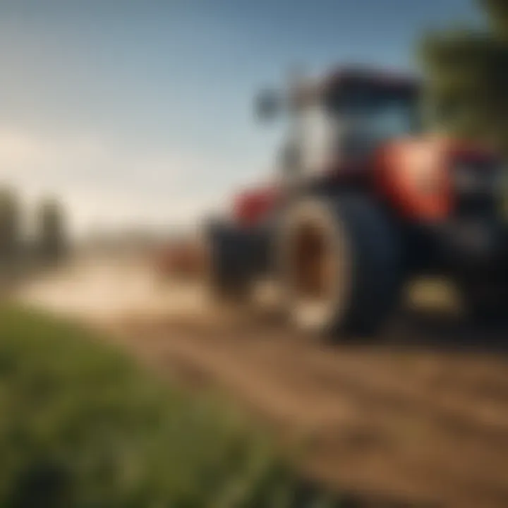Illustration depicting environmental considerations of glyphosate