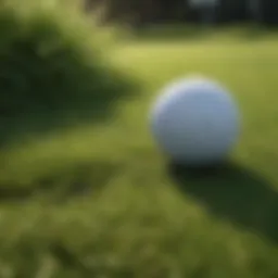 A well-maintained golf course lawn highlighting lush green turf