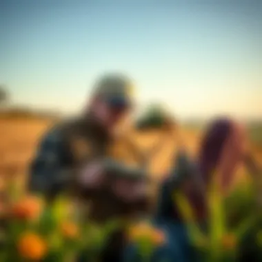 Farmers analyzing data on a tablet connected to GPS auto steer systems