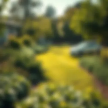 Sustainable Landscaping Practices A serene garden landscape maintained with eco-friendly methods