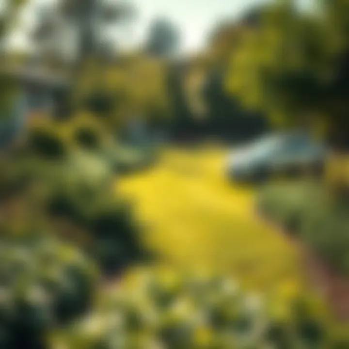 Sustainable Landscaping Practices A serene garden landscape maintained with eco-friendly methods