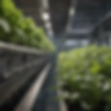 Key Components of Hydroponic Systems Close-up of hydroponic system components