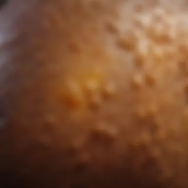 Texture of Ichthammol Ointment Close-up of ichthammol ointment texture and consistency