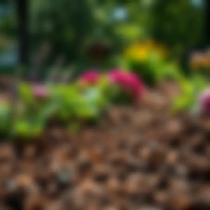 Creating Resilient Landscapes through Mulching A well-maintained garden landscape illustrating sustainable practices