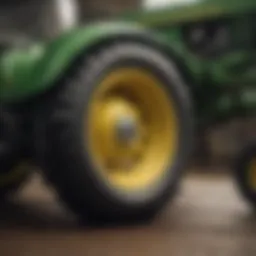 Close-up view of John Deere G parts demonstrating quality and precision.