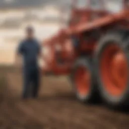 Detailed view of Kewanee Field Cultivator's design features