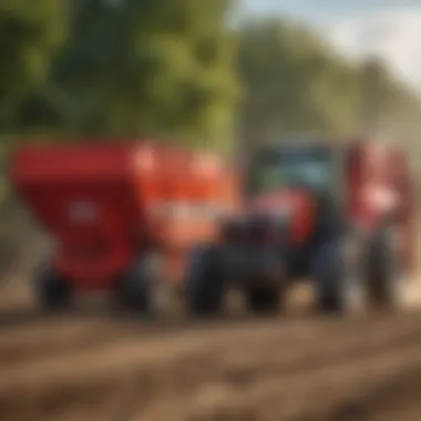 Comparative Analysis of Kuhn Knight and Competitor Spreaders Comparison chart of Kuhn Knight and competitor products