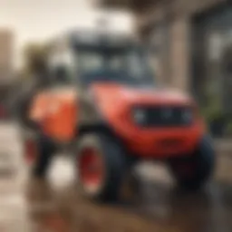 Powerful Landa VNG pressure washer showcasing its robust design