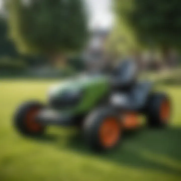 Future trends in lawn care technology with phone mounts