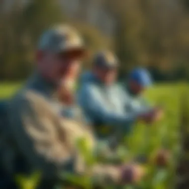 Training session for pesticide applicators