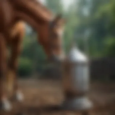Detailed overview of the Little Giant Horse Waterer design