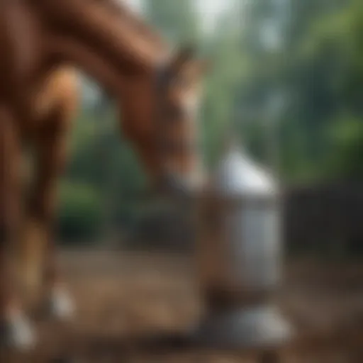 Detailed overview of the Little Giant Horse Waterer design