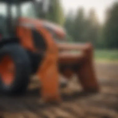 Testing the Durability of LS Tractor Bucket Teeth Durability testing of LS tractor bucket teeth in field conditions