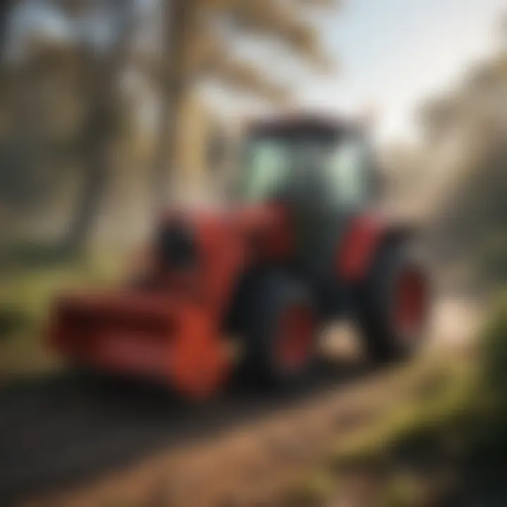 Maintenance techniques for brush clearing equipment