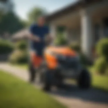 Expert Maintenance Support Dealer providing maintenance advice to a customer