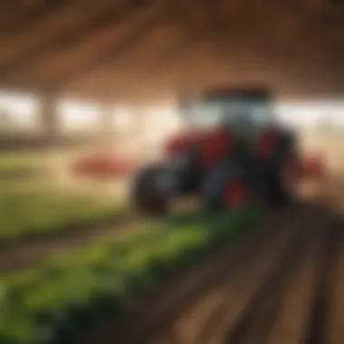 Enhancing Farm Productivity with Maxilift Solutions A tractor equipped with Maxilift solutions enhancing farm productivity