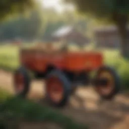 Innovative design of a motorized farm cart