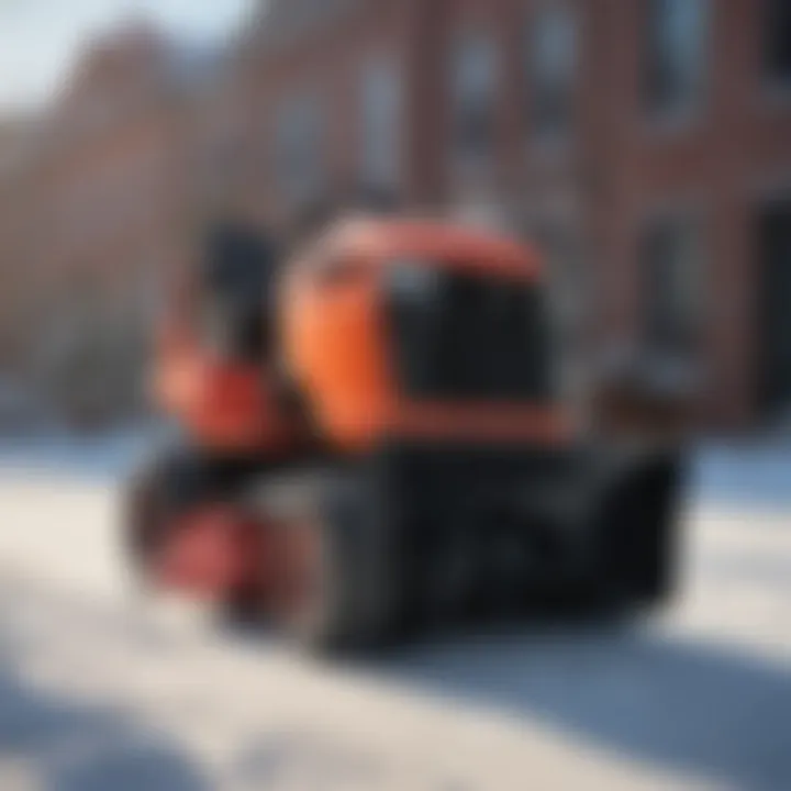 Infographic on part compatibility for MTD snowblowers