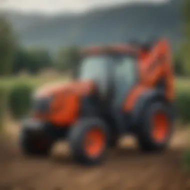 A diverse range of Kubota machinery showcasing modern equipment.