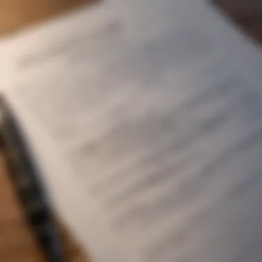 Loan Agreement Documentation A loan agreement document with a pen resting on top