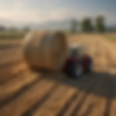 Operational best practices for using a round bale squeeze effectively