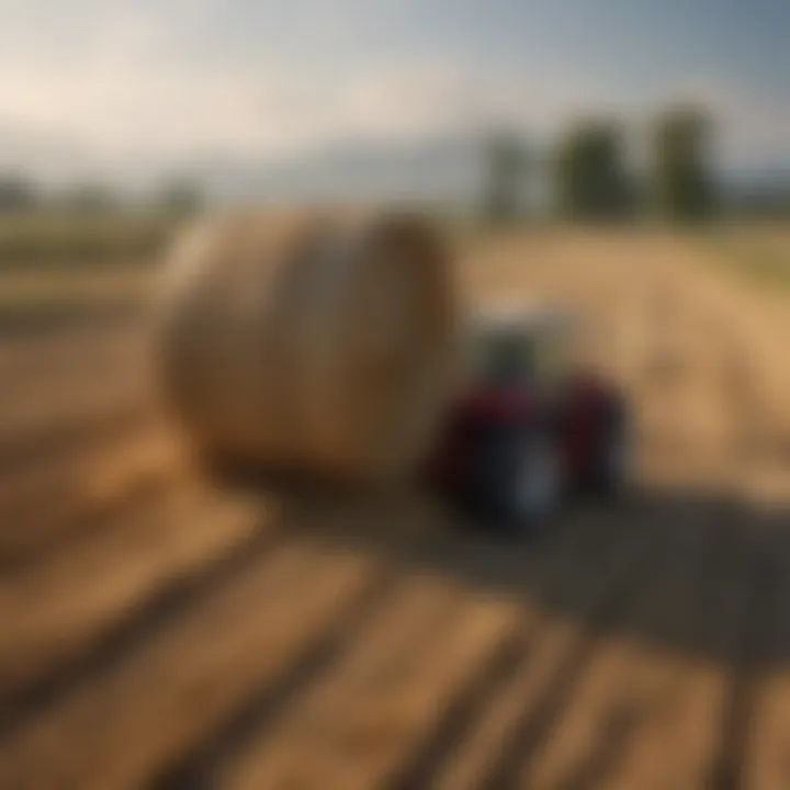 Operational best practices for using a round bale squeeze effectively