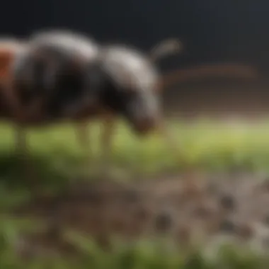 Diverse Pesticide Formulations for Ant Management A close-up view of different pesticide formulations suitable for ant control