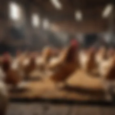 Enhancing Animal Welfare with Quality Poultry Mats Healthy poultry thriving on mats