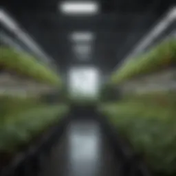 A sophisticated Priva indoor growing system showcasing its advanced technology.
