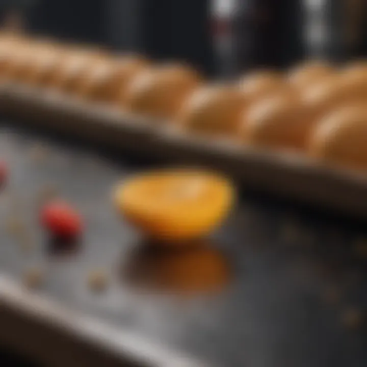 Final quality assurance checks before food packaging