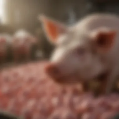 Risks Associated with Antibiotic Overuse in Swine Diagram showing potential risks of antibiotic overuse in pigs.