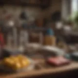 Essential accessories for rural mail carriers displayed on a table