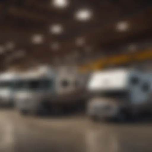 Showcasing a variety of recreational vehicles at a dealer in Waterloo