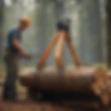Safety Features of Two-Man Log Tongs Safety features incorporated in two-man log tongs for effective timber handling