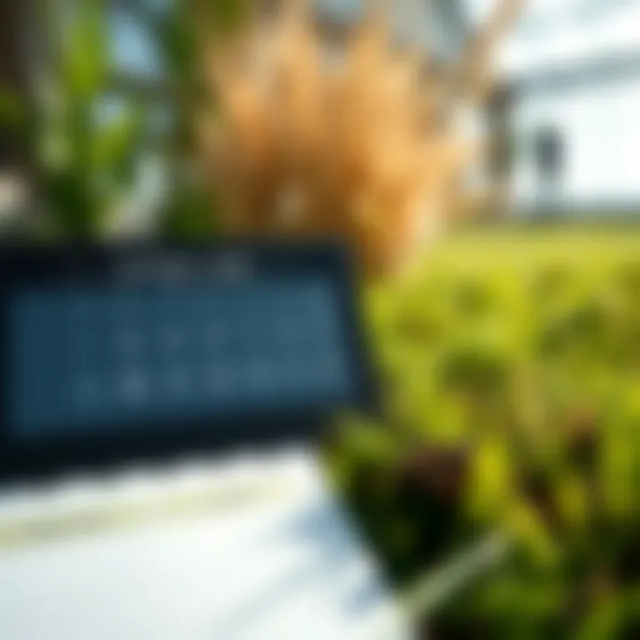 Optimal Timing for Grass Seeding A garden calendar marking optimal seeding times