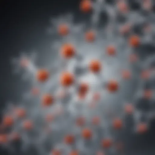 A close-up view of Seroquine compound in a laboratory setting, highlighting its distinct chemical structure.