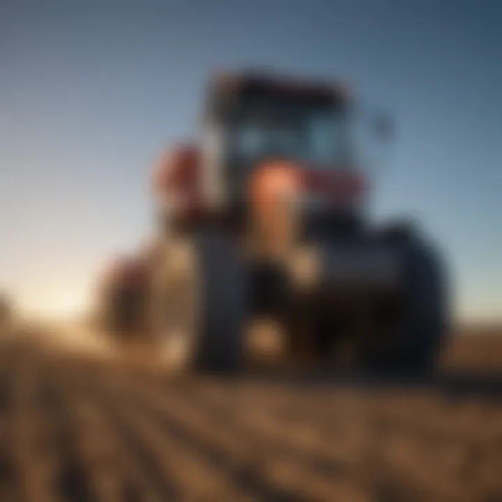 Farm equipment used in sod farming highlighting modern practices