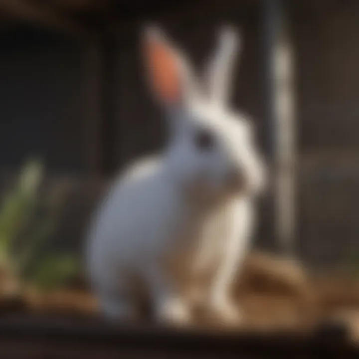 Different materials used in the construction of stackable bunny cages