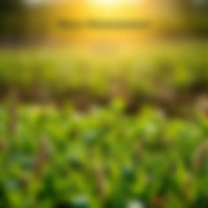 Diagram showing cultural practices for weed management