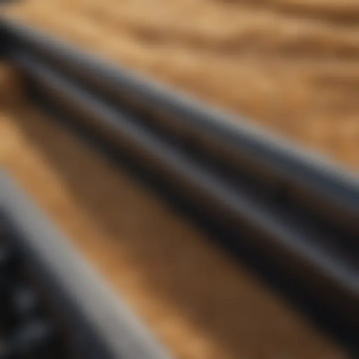 Detailed technical specifications of a grain header displayed on a screen.
