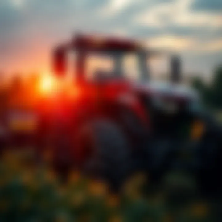 Modern Farming Equipment Innovative farming equipment in action