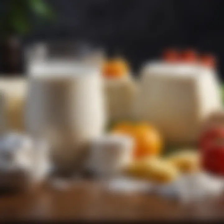 Comparative analysis of dairy products