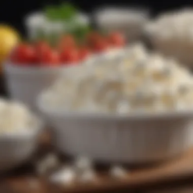 Varieties of cottage cheese available on the market