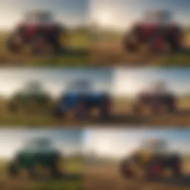 The Evolution of Tractors Through the Years An illustration of the evolution of tractors over the decades