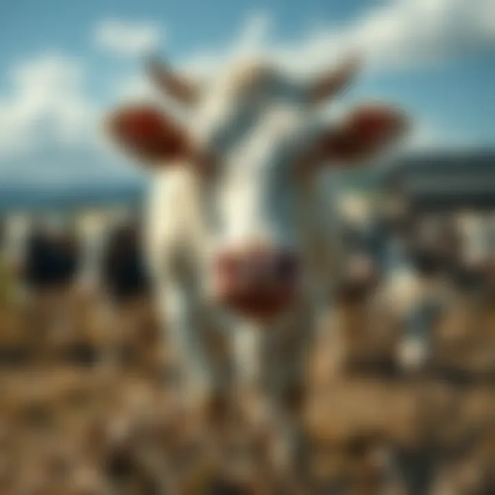 Sustainable farming practices benefiting from dairy production