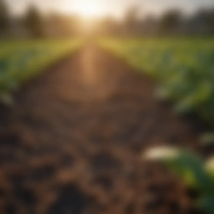 A digital report showcasing sustainability metrics in agriculture